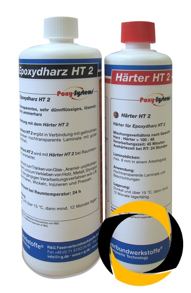 Epoxydharz HT 2 + Härter HT 2 (60 Min)